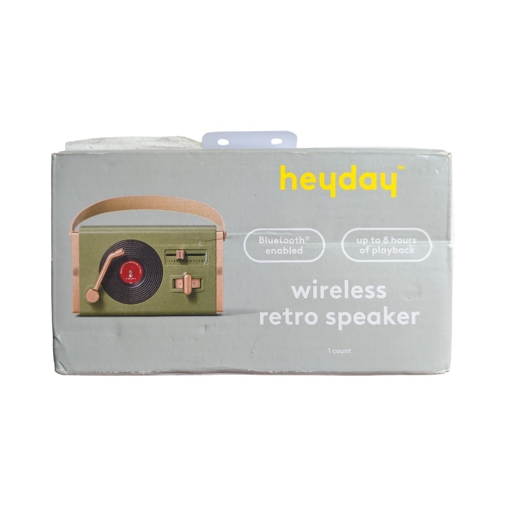 X4. Heyday Wireless‎ Retro Speaker Bluetooth 8-Hour Playback Brand New In Box